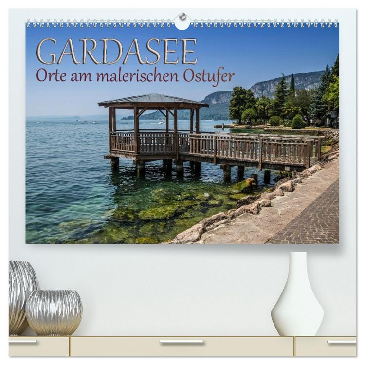 Produktbild: GARDASEE Orte am malerischen Ostufer (hochwertiger Premium Wandkalender 2026 DIN A2 quer), Kunstdruck in Hochglanz