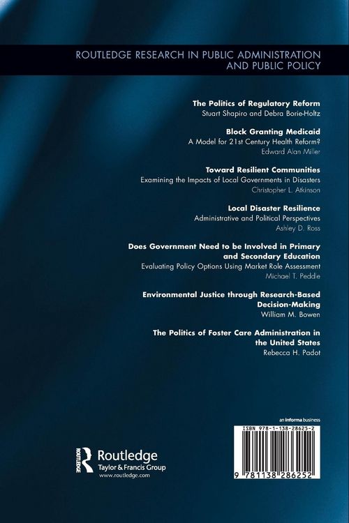 Produktbild: The Politics of Foster Care Administration in the United States