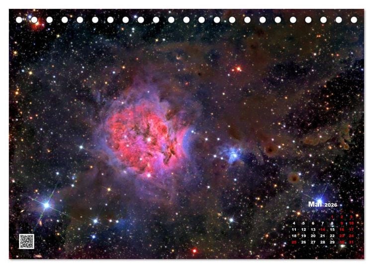 Produktbild: Neue Astrofotos von Stefan Ziegenbalg (Tischkalender 2026 DIN A5 quer), CALVENDO Monatskalender