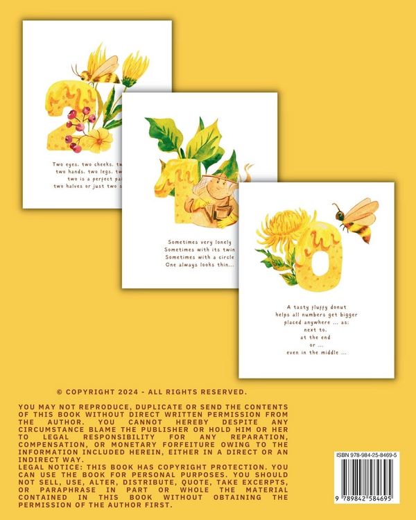 Produktbild: Bee's Sweet Counting Adventure - Learning Numbers Book for toddlers 2-5