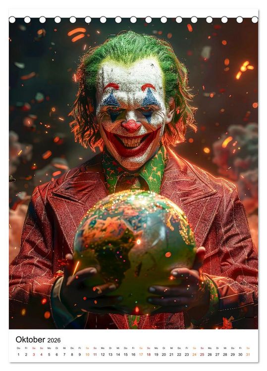 Produktbild: Der Clown (Tischkalender 2026 DIN A5 hoch), CALVENDO Monatskalender