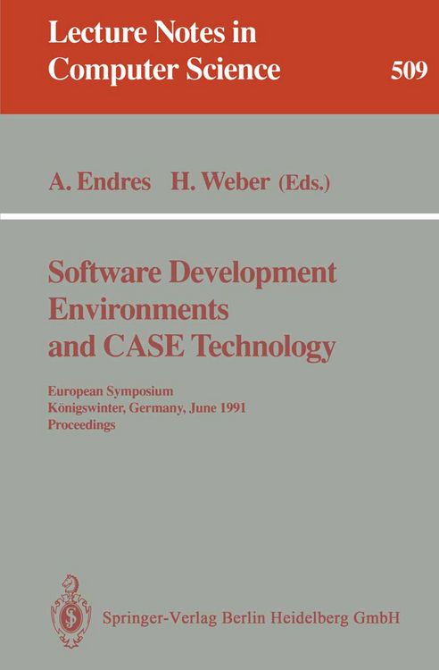 Produktbild: Software Development Environments and Case Technology