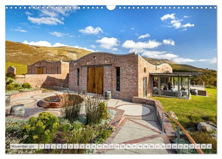 Produktbild: Weing&uuml;ter S&uuml;dafrikas, Weinarchitektur zwischen Tradition und Moderne (Wandkalender 2027 DIN A3 quer), CALVENDO Monatskalender