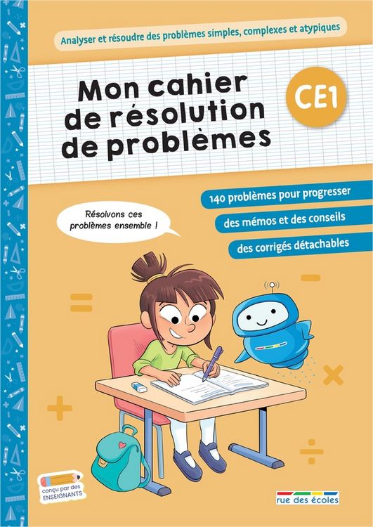 Produktbild: Mon cahier de r&eacute;solution de probl&egrave;mes, CE1