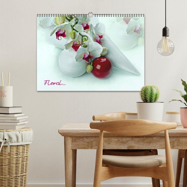 Produktbild: Floral (Wandkalender 2026 DIN A3 quer), CALVENDO Monatskalender