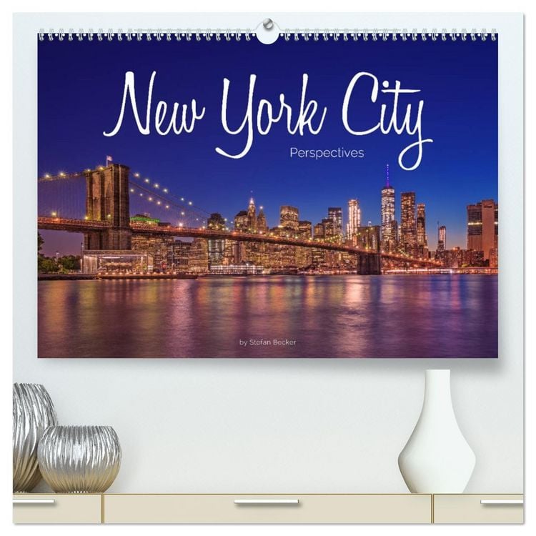 Produktbild: New York City Perspectives (High Quality Premium Wall Calendar 2026 DIN A2 landscape),CALVENDO 12 Month Wall Calendar