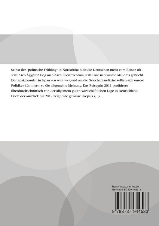 Produktbild: Branchenreport Tourismus