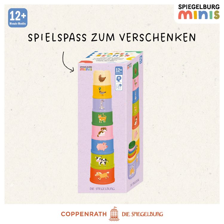 Produktbild: Stapelbecher Bauernhof / Spiegelburg minis