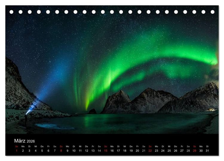 Produktbild: Sternensucher - Landschaft unter Sternen (Tischkalender 2026 DIN A5 quer), CALVENDO Monatskalender