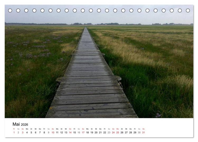 Produktbild: St. Peter Ording 2026 (Tischkalender 2026 DIN A5 quer), CALVENDO Monatskalender