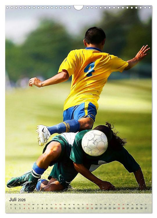 Produktbild: Fu&szlig;ballfieber extrem (Wandkalender 2026 DIN A3 hoch), CALVENDO Monatskalender