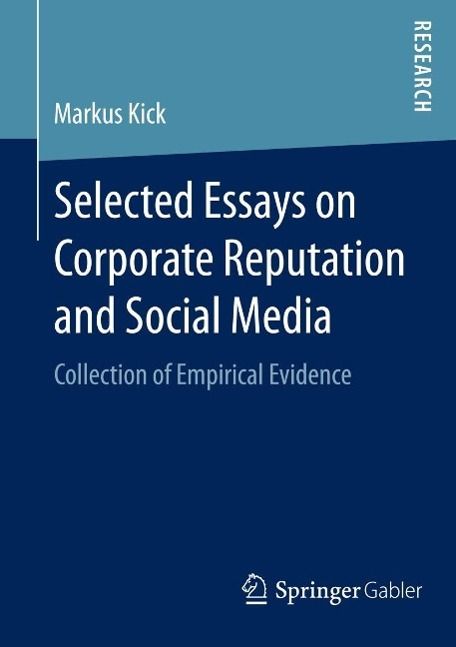 Produktbild: Selected Essays on Corporate Reputation and Social Media
