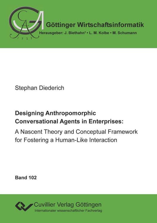 Produktbild: Designing Anthropomorphic Conversational Agents in Enterprises