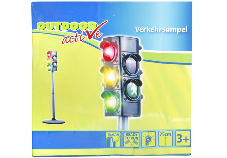 Produktbild: Outdoor active Verkehrsampel mit Funktion, H&ouml;he 75 cm