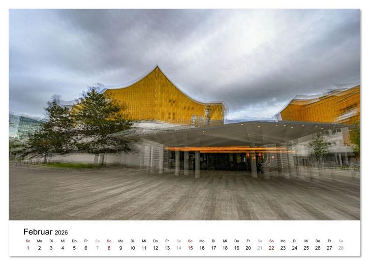 Produktbild: Berlin &ndash; Ikonen in Mehrfachbelichtung (Tischkalender 2026 DIN A5 quer), CALVENDO Monatskalender
