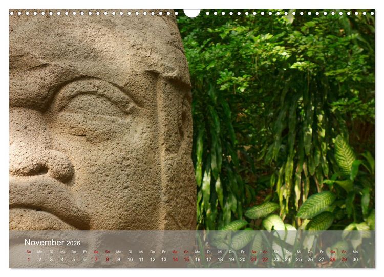 Produktbild: Bekanntes und Unbekanntes MEXIKO (Wandkalender 2026 DIN A3 quer), CALVENDO Monatskalender