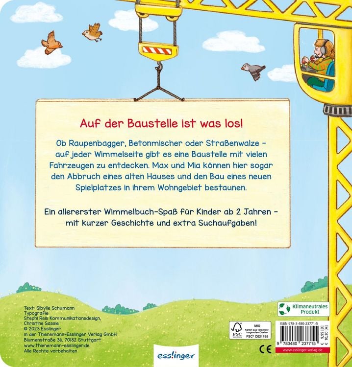 Produktbild: Mein allererstes Wimmelbuch: Auf der Baustelle