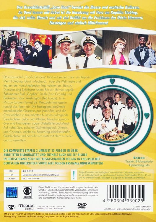 Produktbild: The Love Boat - Staffel 2: Episode 25-49 [6 DVDs]
