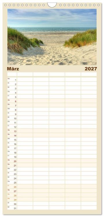 Produktbild: Familienplaner 2027 - Wundersch&ouml;ne Niederlande mit 5 Spalten (Wandkalender, 21 x 45 cm) CALVENDO