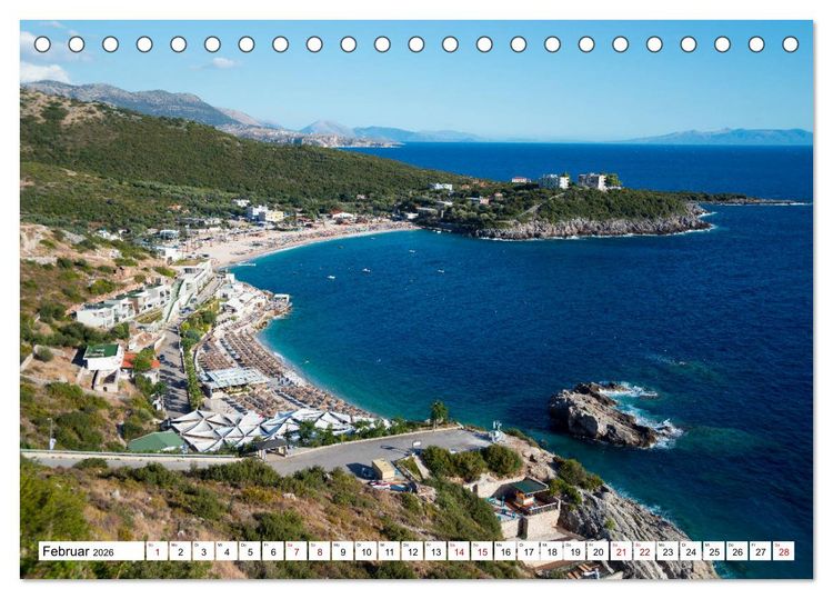 Produktbild: ALBANIENS Sch&ouml;nheiten (Tischkalender 2026 DIN A5 quer), CALVENDO Monatskalender