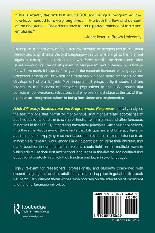 Produktbild: Adult Biliteracy