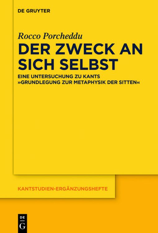 Produktbild: Der Zweck an sich selbst