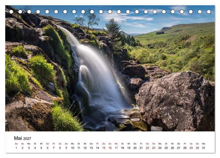 Produktbild: Zeitlose Landschaften (Tischkalender 2027 DIN A5 quer), CALVENDO Monatskalender