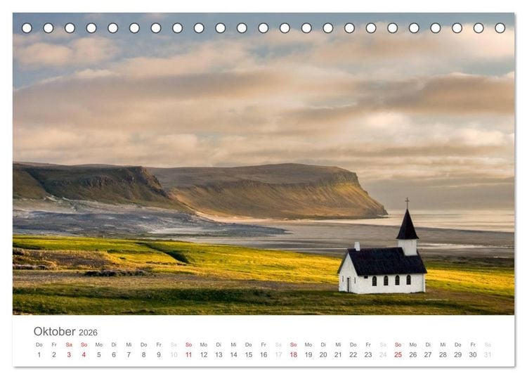 Produktbild: Skandinavien - Der mystische Norden (Tischkalender 2026 DIN A5 quer), CALVENDO Monatskalender