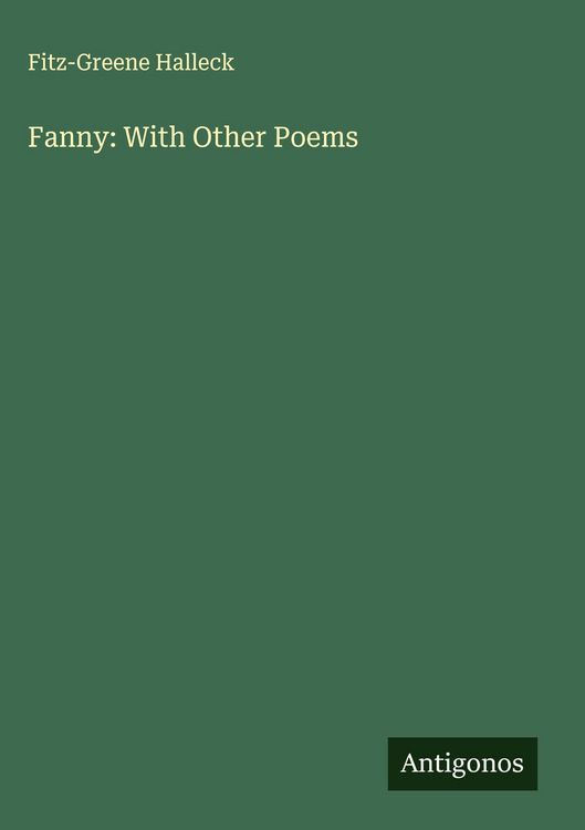 Produktbild: Fanny: With Other Poems