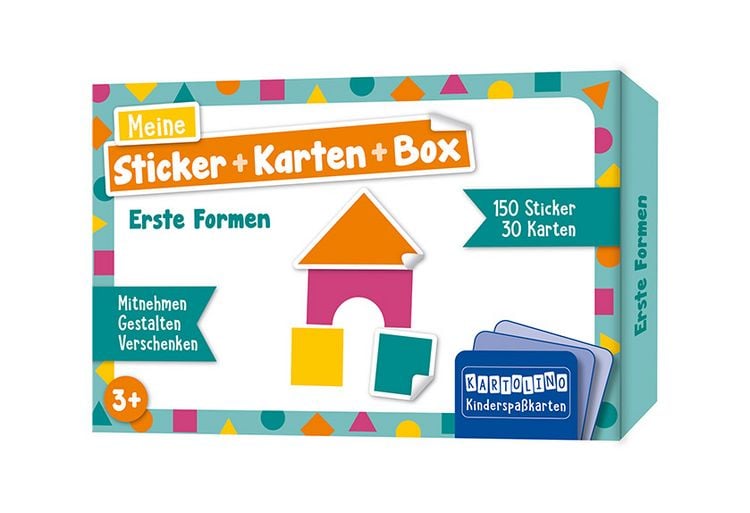 Produktbild: Meine Sticker + Karten + Box - Erste Formen