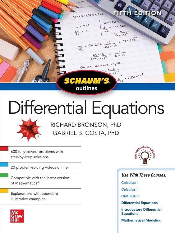 Produktbild: Schaum's Outline of Differential Equations