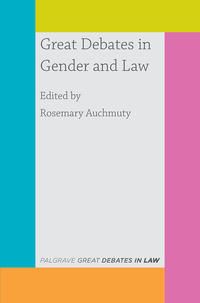 Produktbild: Great Debates in Gender and Law