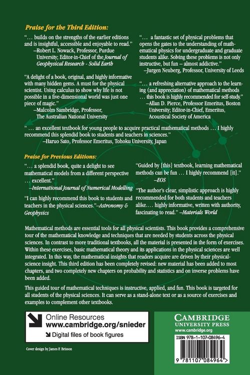Produktbild: A Guided Tour of Mathematical Methods for the Physical Sciences