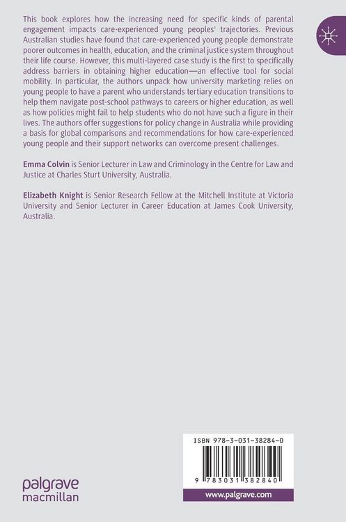Produktbild: Young People and Parenting Obligations of the State
