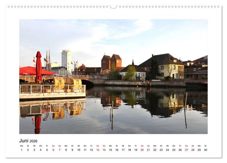 Produktbild: Neustadt in Holstein - Charmante Stadt am Meer (Wandkalender 2026 DIN A2 quer), CALVENDO Monatskalender