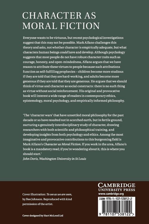 Produktbild: Character as Moral Fiction