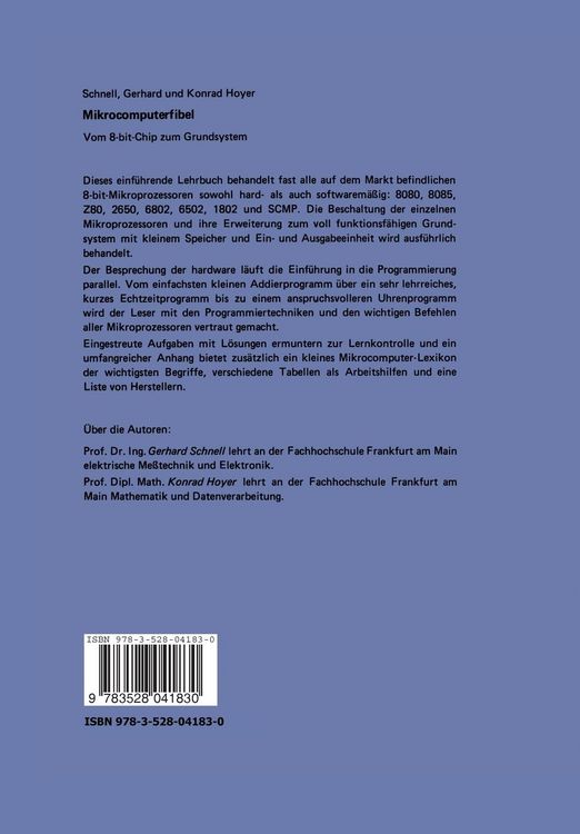 Produktbild: Mikrocomputerfibel