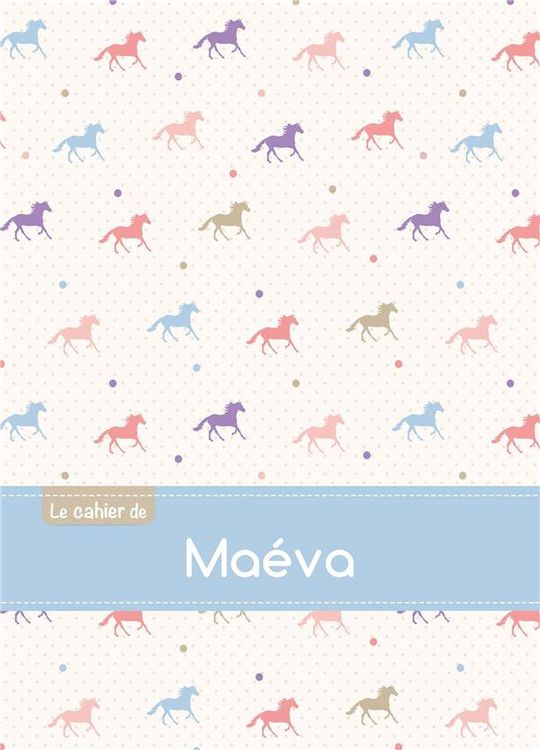 Produktbild: Cahier maeva seyes,96p,a5 chevaux