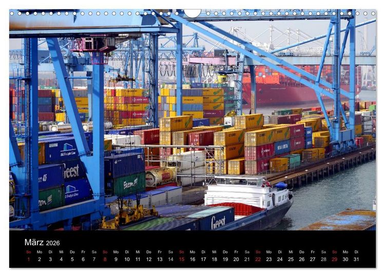 Produktbild: Containerwelten (Wandkalender 2026 DIN A3 quer), CALVENDO Monatskalender