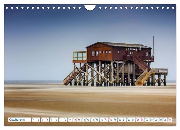 Produktbild: St. Peter-Ording Stranderlebnisse (Wandkalender 2026 DIN A4 quer), CALVENDO Monatskalender