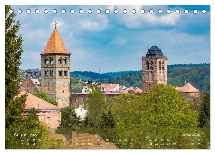 Produktbild: bad hersfeld zeitlos (Tischkalender 2027 DIN A5 quer), CALVENDO Monatskalender