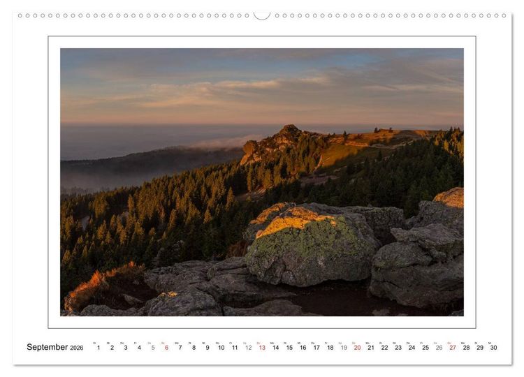 Produktbild: Rund um den Gro&szlig;en Arber (hochwertiger Premium Wandkalender 2026 DIN A2 quer), Kunstdruck in Hochglanz