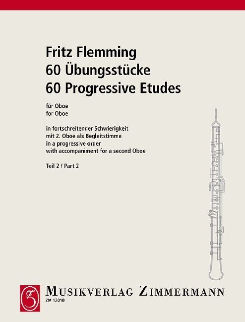 Produktbild: 60 &Uuml;bungsst&uuml;cke f&uuml;r Oboe in fortschreitender Schwierigkeit 2