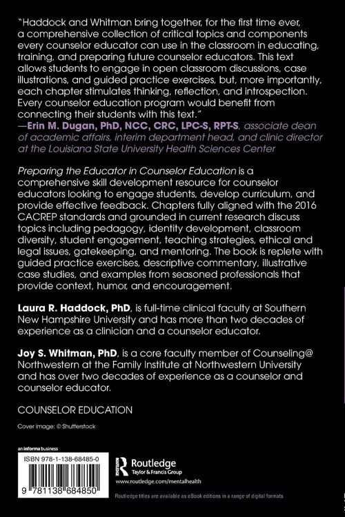 Produktbild: Preparing the Educator in Counselor Education