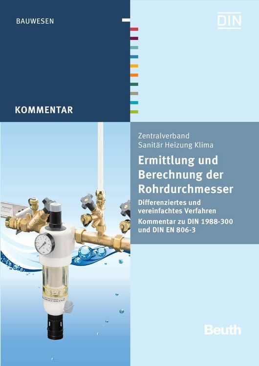 Produktbild: Ermittlung und Berechnung der Rohrdurchmesser