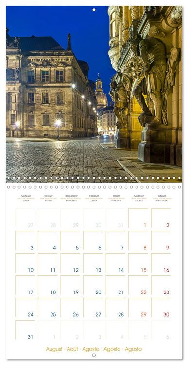 Produktbild: Romantic Dresden (Wall Calendar 2026 12 &times; 12 Inch) CALVENDO 12 Month Wall Calendar