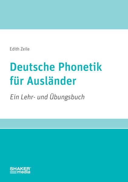 Produktbild: Deutsche Phonetik f&uuml;r Ausl&auml;nder