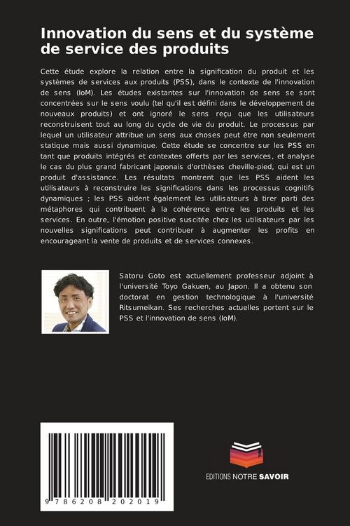 Produktbild: Innovation du sens et du syst&egrave;me de service des produits