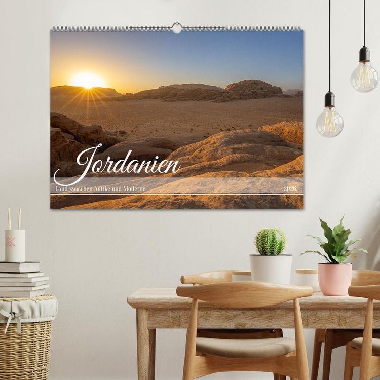 Produktbild: Jordanien - Land zwischen Antike und Moderne (Wandkalender 2026 DIN A2 quer), CALVENDO Monatskalender