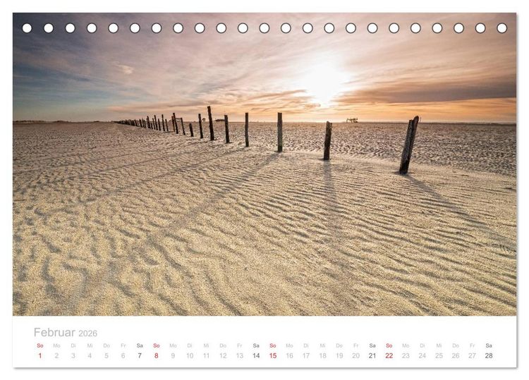 Produktbild: St. Peter-Ording (Tischkalender 2026 DIN A5 quer), CALVENDO Monatskalender